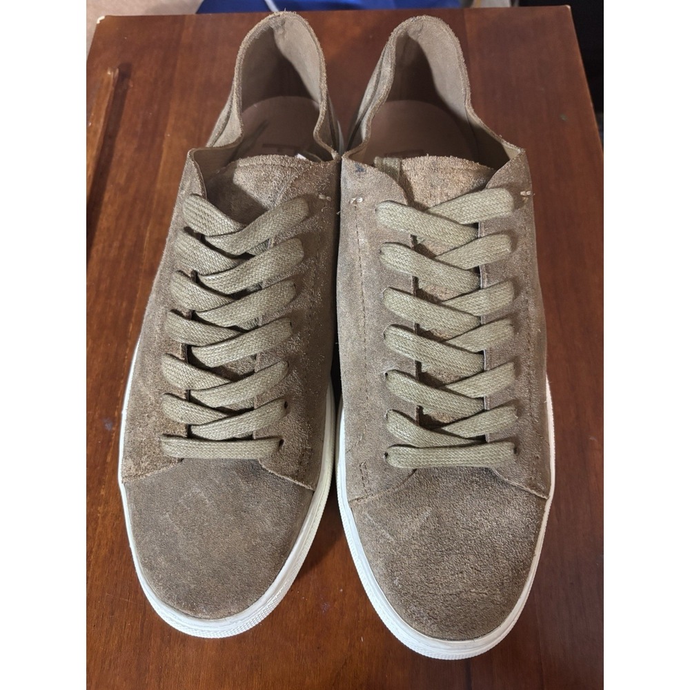 Frye Astors Mens Size 9 Color Almond With Cream Soles.